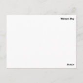 冬の冬！ ポストカード (裏面)