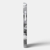 冬の凍結する川上のアーチ橋 Case-Mate iPhoneケース (裏面 / 左)