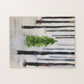 冬の出会いジグソーパズル ジグソーパズル (横)