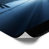 冬の出会い(14 x 11) ポスター (角)