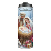 冬の出生、聖家族の輝き タンブラー (正面)