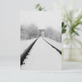 冬の列車 サンキューカード (スタンド正面)