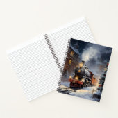 冬の列車 ノートブック (内部)