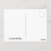 冬の別れの贈り物はがき ポストカード (裏面)