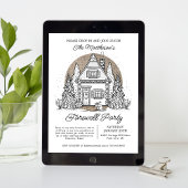 冬の別れストップのパーティーで立ち寄る 招待状