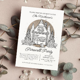 冬の別れストップのパーティーで立ち寄る 招待状