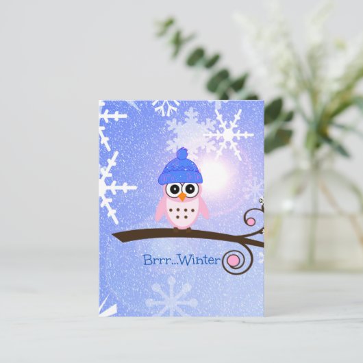 冬の到来 ポストカード (スタンド正面)