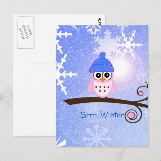 冬の到来 ポストカード (正面/裏面)