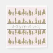 冬の前の結婚細断 スタンダードランチョンナプキン (正面)