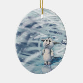 冬の創造物 セラミックオーナメント (右)