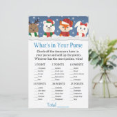 冬の動物あなたの財布のゲームの中に何が (スタンド正面)