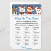 冬の動物あなたの財布のゲームの中に何が (正面/裏面)