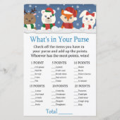 冬の動物あなたの財布のゲームの中に何が (正面)