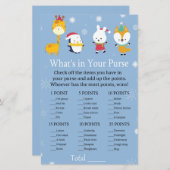 冬の動物あなたの財布ゲームの中に何がある (正面/裏面)