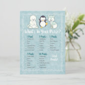 冬の動物あなたの財布シャワーゲームの中にあるものを (スタンド正面)