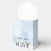 冬の動物が赤ちゃんシャワーの外で寒い フェイバーボックス (オープン)