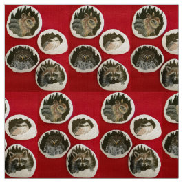 「冬の動物たち」 ファブリック