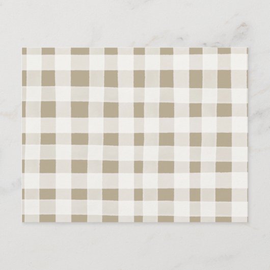 冬の動物の性別が雪の結晶を明らかにするアドバイスカード エンクロージャーカード (裏面)