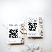 冬の動物の赤男女兼用ちゃんシャワー詳細 エンクロージャーカード