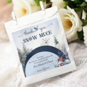 冬の動物の鳥の雪ありがとうございます フェイバーバッグ