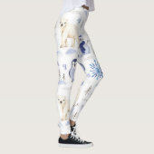 冬の動物クラシック レギンス (右)