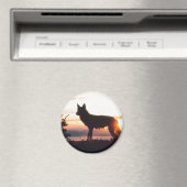 冬の動物シルエット マグネット (インサイチュ (食洗機))