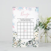 冬の動物ジェンダーがビンゴゲームを明らかにする (スタンド正面)