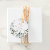 冬の動物ジェンダーが雪片を明かす フェイバータグ (インサイチュ)