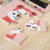 冬の動物ジグソーパズル ジグソーパズル (側面)