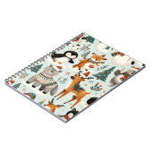 冬の動物ノート ノートブック (左側)