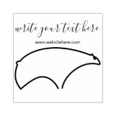 冬の動物　シロクマ ラバースタンプ (インプリント)