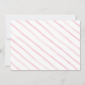 冬の動物 1歳の誕生日招待状 招待状 (裏面)