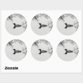 冬の北の湖で一般的なルーンの泳ぎ ラウンドシール (シート)