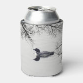 冬の北の湖で一般的なルーンの泳ぎ 缶クーラー (缶正面)