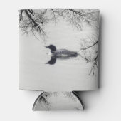 冬の北の湖で一般的なルーンの泳ぎ 缶クーラー (正面)