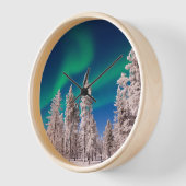 冬の北ライト 壁時計 (傾斜)