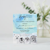 冬の北極の動物ベイビーシャワー 寒いよ (スタンド正面)