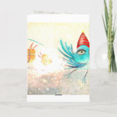 冬の北極ペンギンカード シーズンカード (裏面)