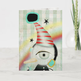 冬の北極ペンギンカード シーズンカード