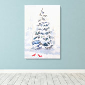 冬の午後 キャンバスプリント (インサイチュ (ウッドフロア))