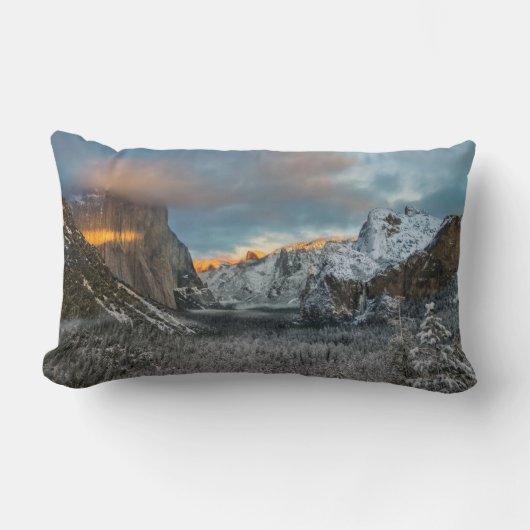 冬の印 ランバークッション (正面)