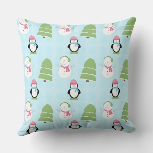 冬の友人 クッション (裏面)