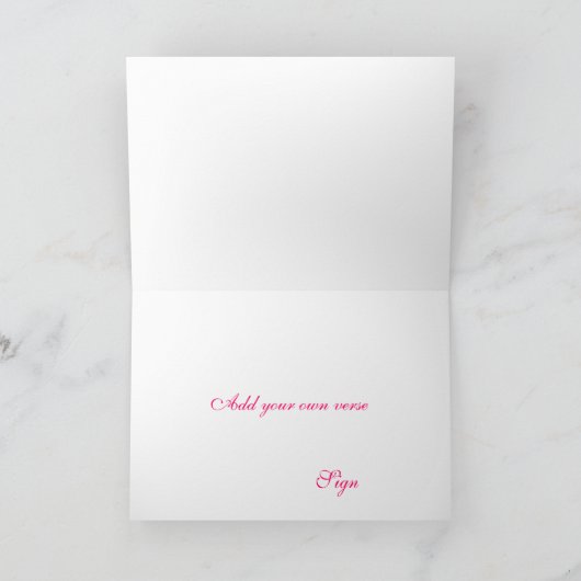 冬の友人 シーズンカード (内部)