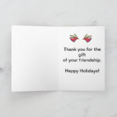 冬の友人 シーズンカード (内部)