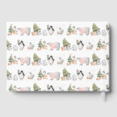 冬の友人 |ペンギンとシロクマ ゲストブック (裏面)