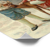 冬の友人 | ヴィンテージクリスマス ポスター (角)