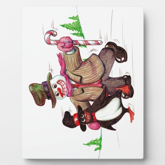 冬の友達 フォトプラーク (正面)