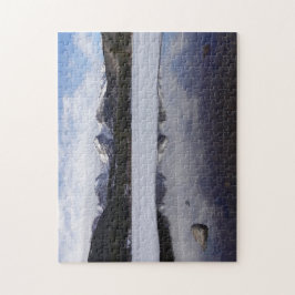 冬の反射スプラハレイクロッキームントンナテルパーク ジグソーパズル