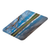 冬の反射セレス、ボラン地区 マグネット (左側)