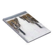 冬の古い果樹園ビーチ ノートブック (右側)